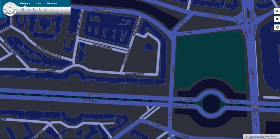 Hartă iluminat public